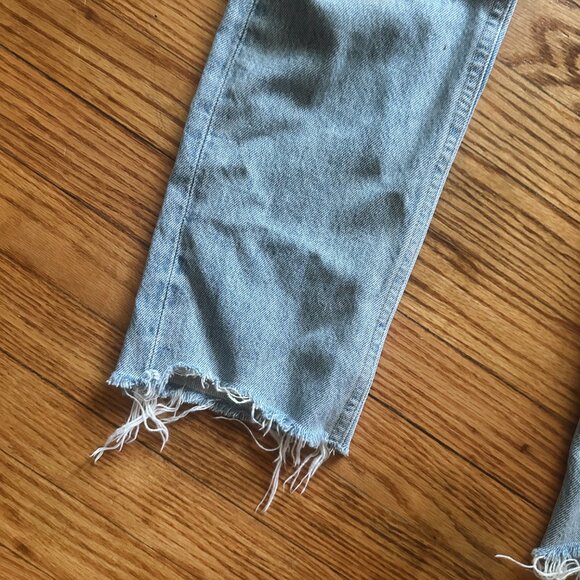 AGOLDE High Rise Riley Crop Jeans in Zephyr - Picture 7 of 8